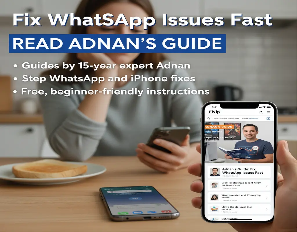 A lady having issues with her gadget is getting fixing clue from Fixlp guide